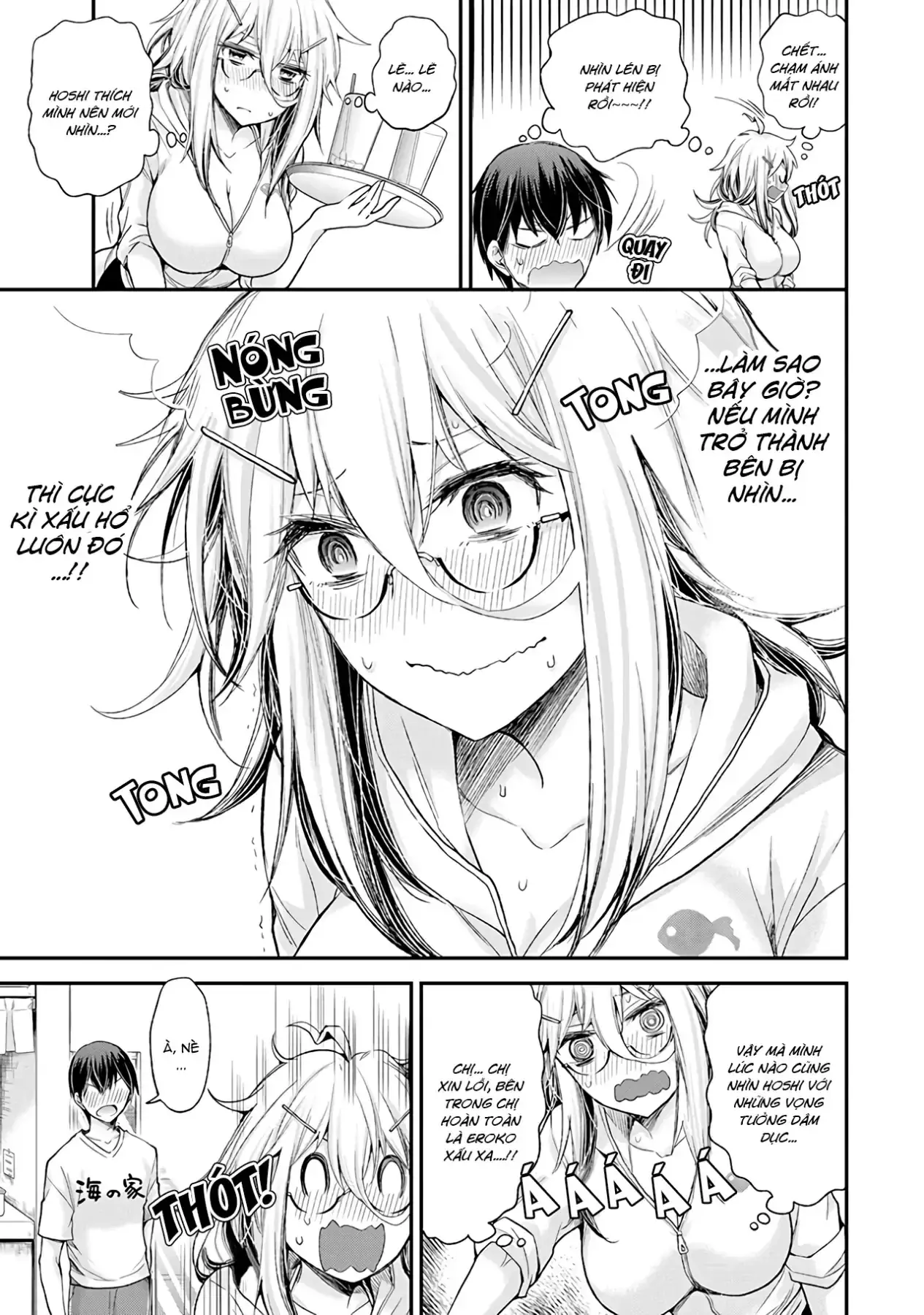 Shingeki No Eroko-San: Hen Na Oneesan Wa Danshi Kousei To Nakayoku Naritai Chapter 6 - Trang 8