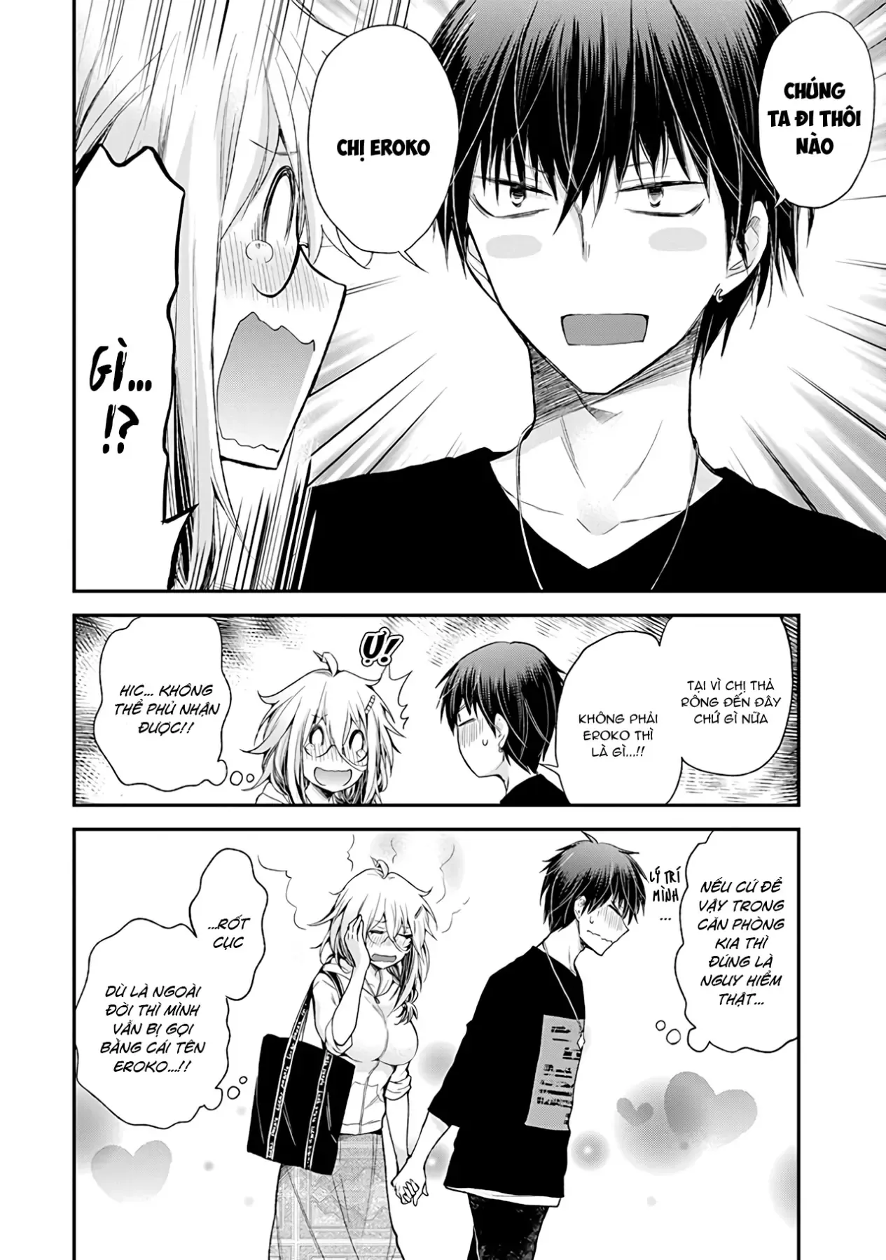 Shingeki No Eroko-San: Hen Na Oneesan Wa Danshi Kousei To Nakayoku Naritai Chapter 7 - Trang 21