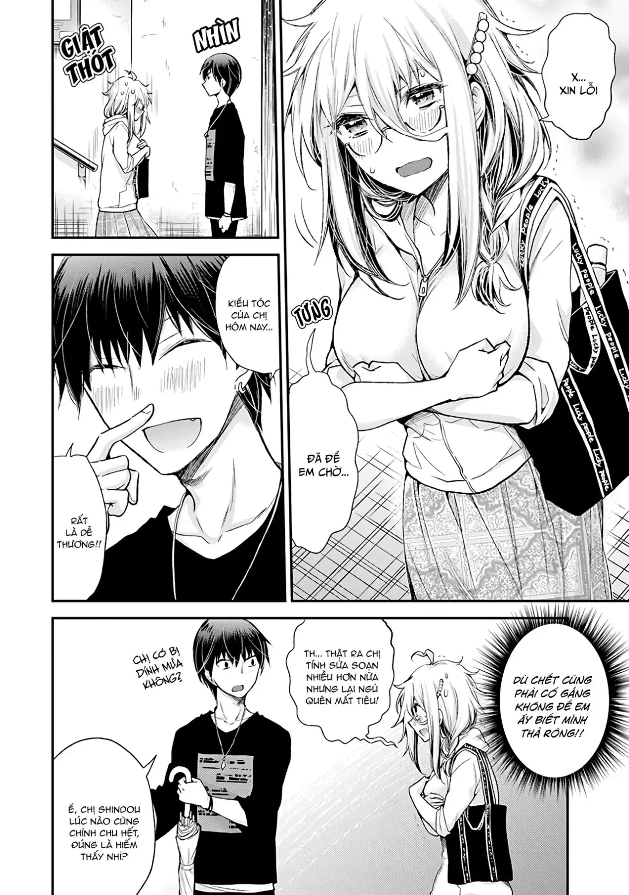 Shingeki No Eroko-San: Hen Na Oneesan Wa Danshi Kousei To Nakayoku Naritai Chapter 7 - Trang 7
