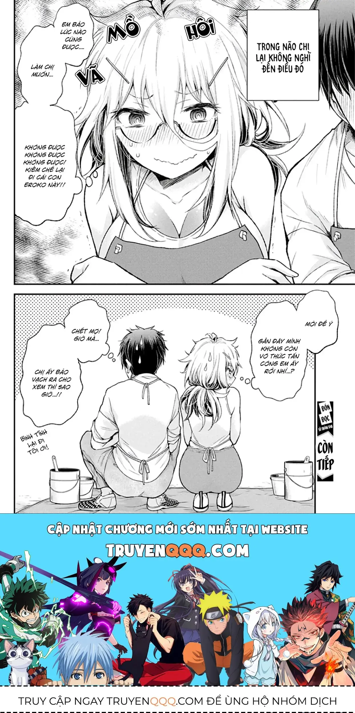 Shingeki No Eroko-San: Hen Na Oneesan Wa Danshi Kousei To Nakayoku Naritai Chapter 8 - Trang 21