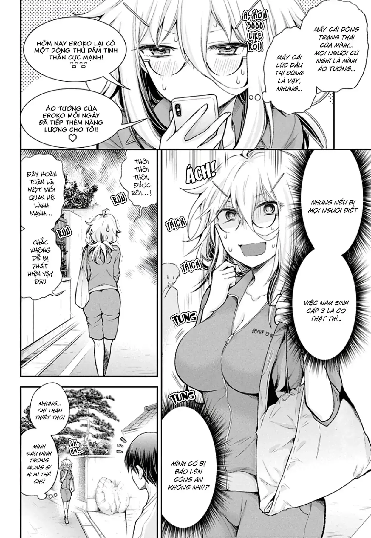 Shingeki No Eroko-San: Hen Na Oneesan Wa Danshi Kousei To Nakayoku Naritai Chapter 8 - Trang 5