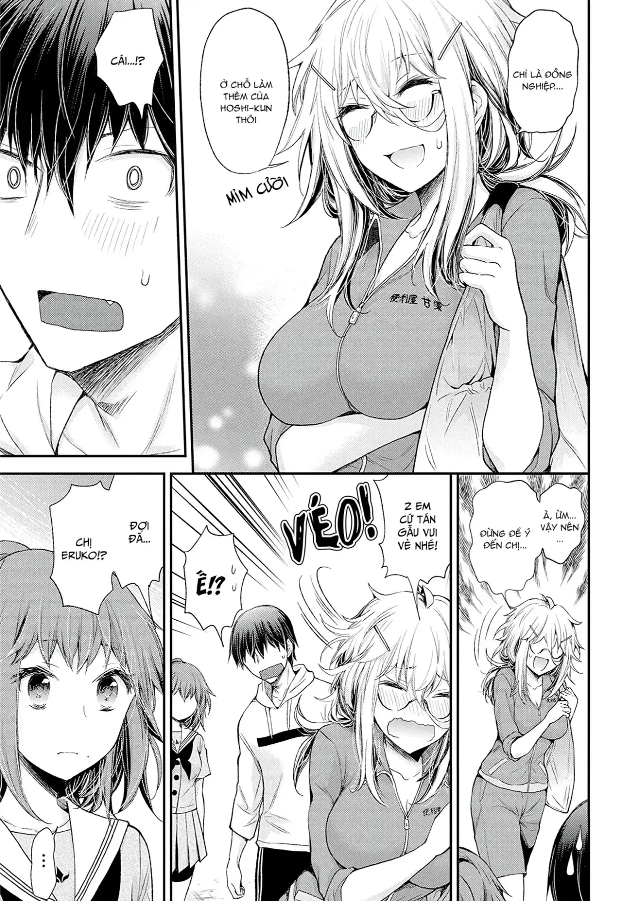 Shingeki No Eroko-San: Hen Na Oneesan Wa Danshi Kousei To Nakayoku Naritai Chapter 9 - Trang 10