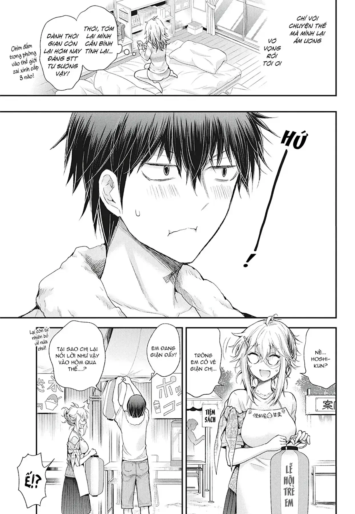 Shingeki No Eroko-San: Hen Na Oneesan Wa Danshi Kousei To Nakayoku Naritai Chapter 9 - Trang 12