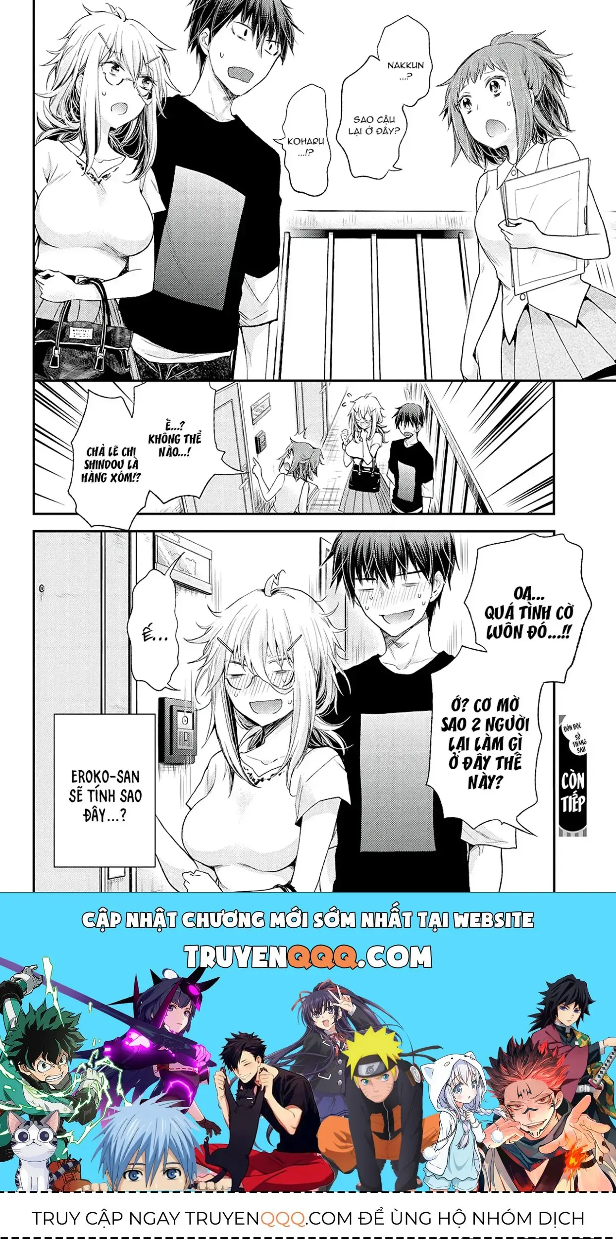 Shingeki No Eroko-San: Hen Na Oneesan Wa Danshi Kousei To Nakayoku Naritai Chapter 9 - Trang 21