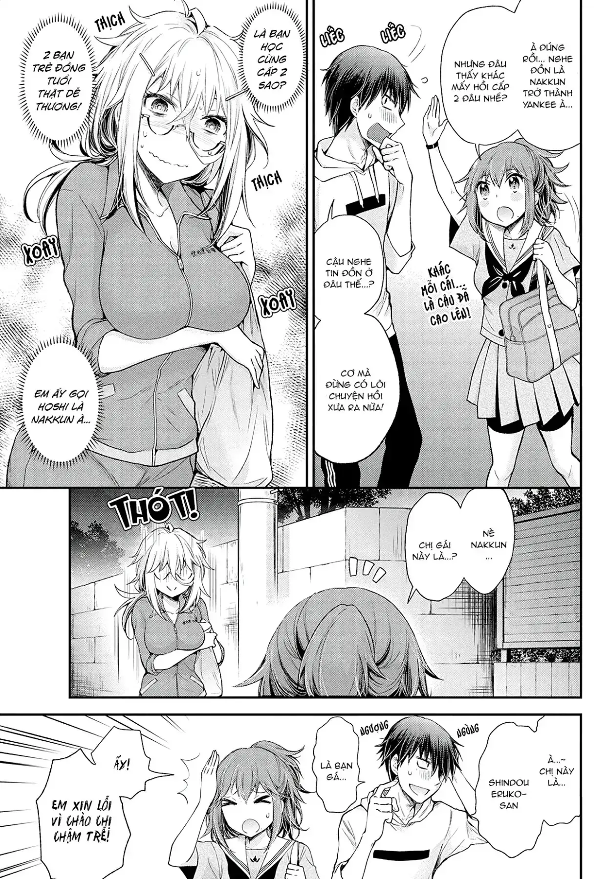 Shingeki No Eroko-San: Hen Na Oneesan Wa Danshi Kousei To Nakayoku Naritai Chapter 9 - Trang 8