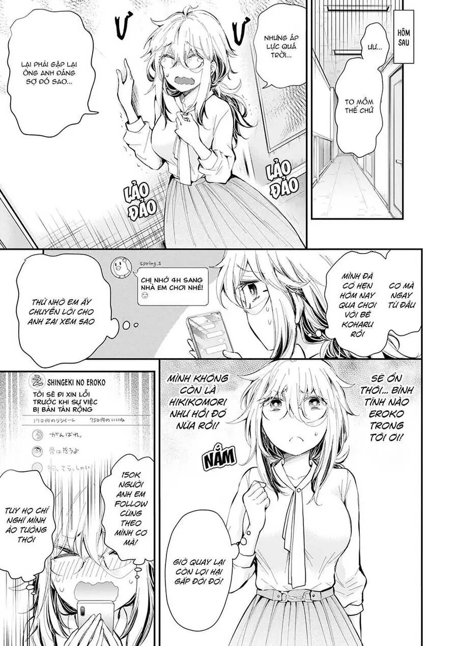 Shingeki No Eroko-San ~Hen Na Oneesan Wa Danshikousei To Nakayoku Naritai~ Chapter 27 - Trang 9