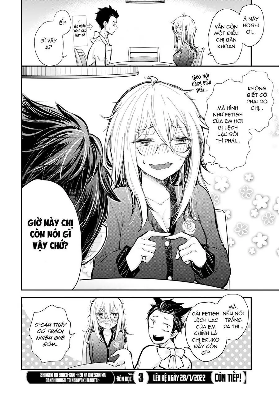Shingeki No Eroko-San ~Hen Na Oneesan Wa Danshikousei To Nakayoku Naritai~ Chapter 33 - Trang 22
