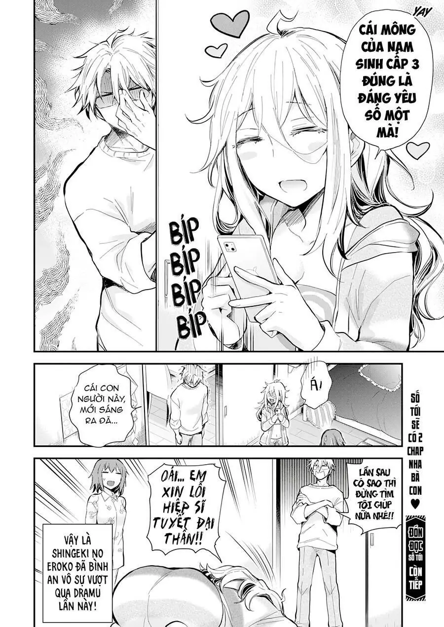 Shingeki No Eroko-San ~Hen Na Oneesan Wa Danshikousei To Nakayoku Naritai~ Chapter 39 - Trang 22