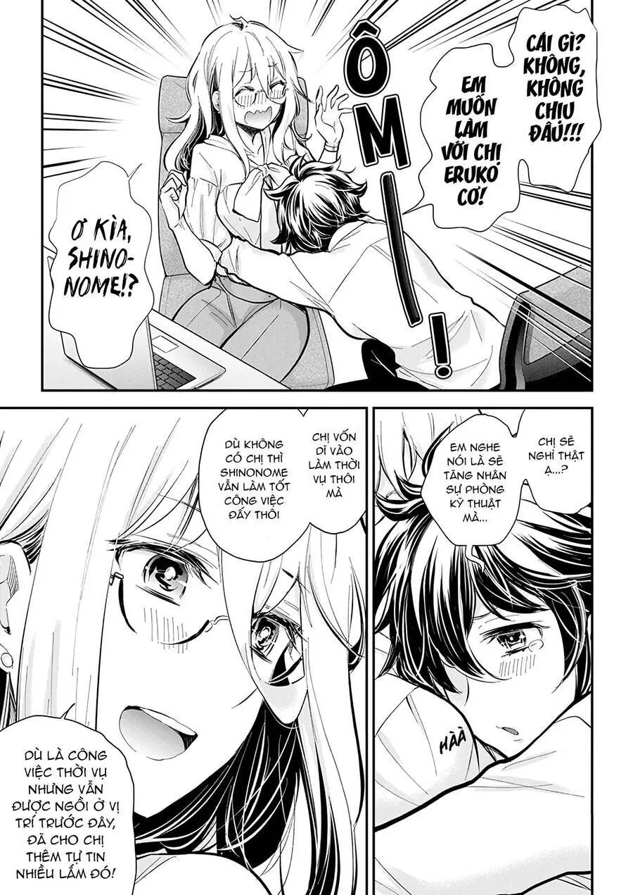 Shingeki No Eroko-San ~Hen Na Oneesan Wa Danshikousei To Nakayoku Naritai~ Chapter 46 - Trang 12