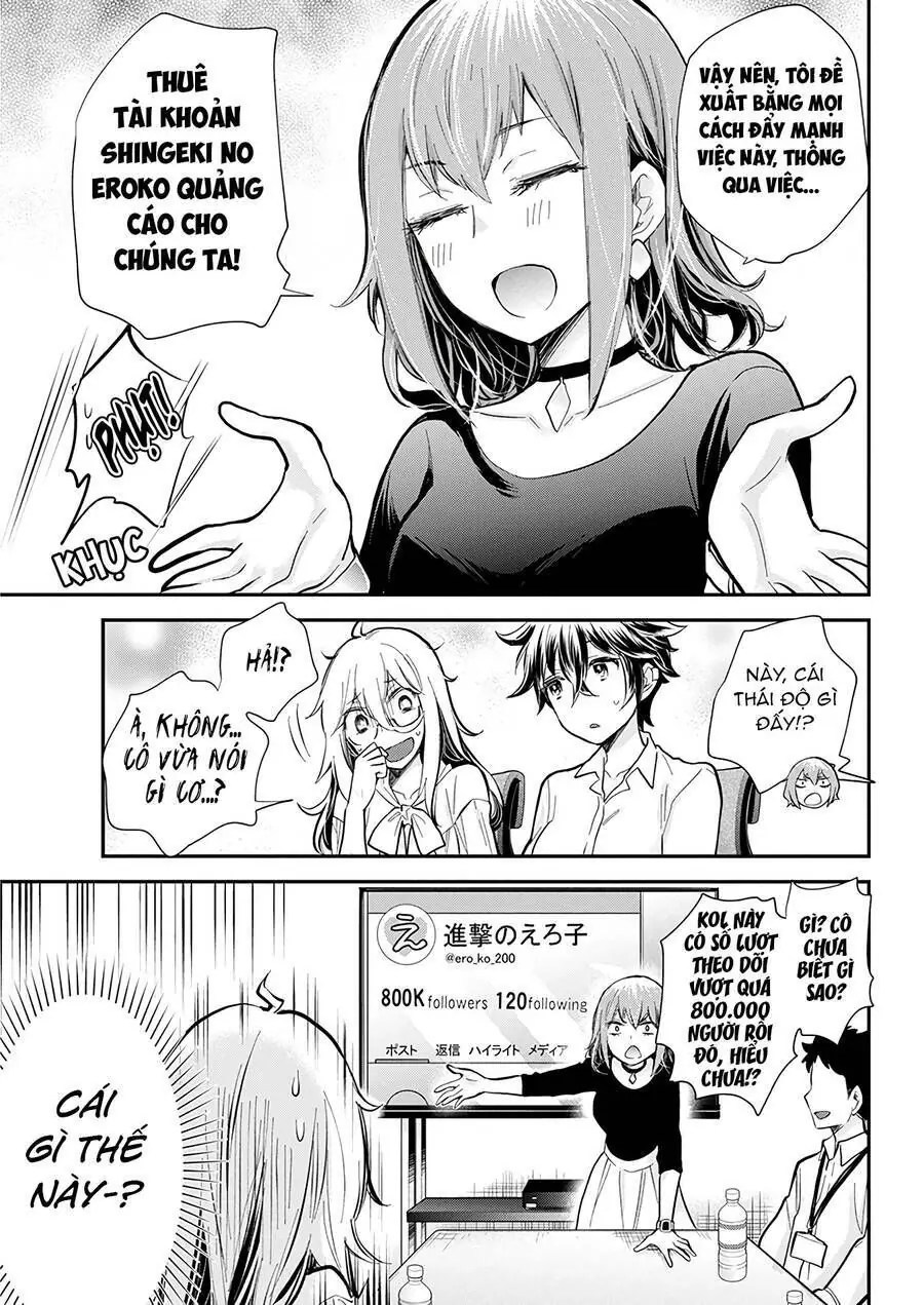 Shingeki No Eroko-San ~Hen Na Oneesan Wa Danshikousei To Nakayoku Naritai~ Chapter 46 - Trang 14
