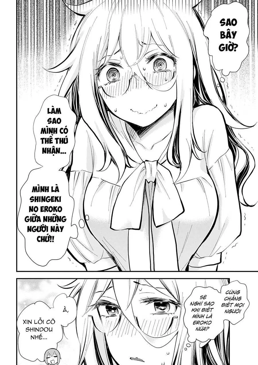 Shingeki No Eroko-San ~Hen Na Oneesan Wa Danshikousei To Nakayoku Naritai~ Chapter 46 - Trang 17