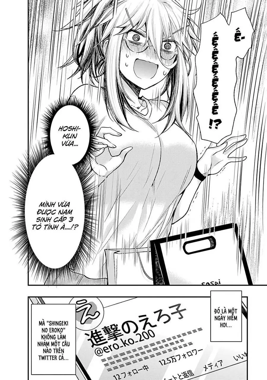 Shingeki No Eroko-San ~Hen Na Oneesan Wa Danshikousei To Nakayoku Naritai~ Chapter 5 - Trang 22