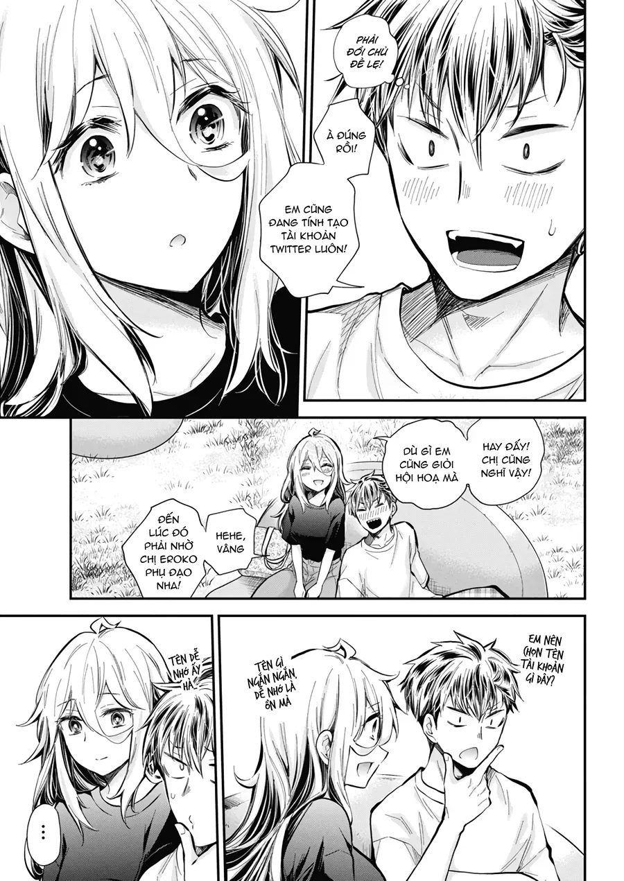 Shingeki No Eroko-San ~Hen Na Oneesan Wa Danshikousei To Nakayoku Naritai~ Chapter 54 - Trang 18