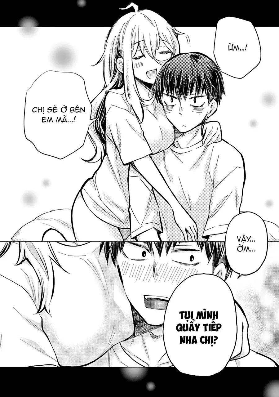 Shingeki No Eroko-San ~Hen Na Oneesan Wa Danshikousei To Nakayoku Naritai~ Chapter 56.5 - Trang 14