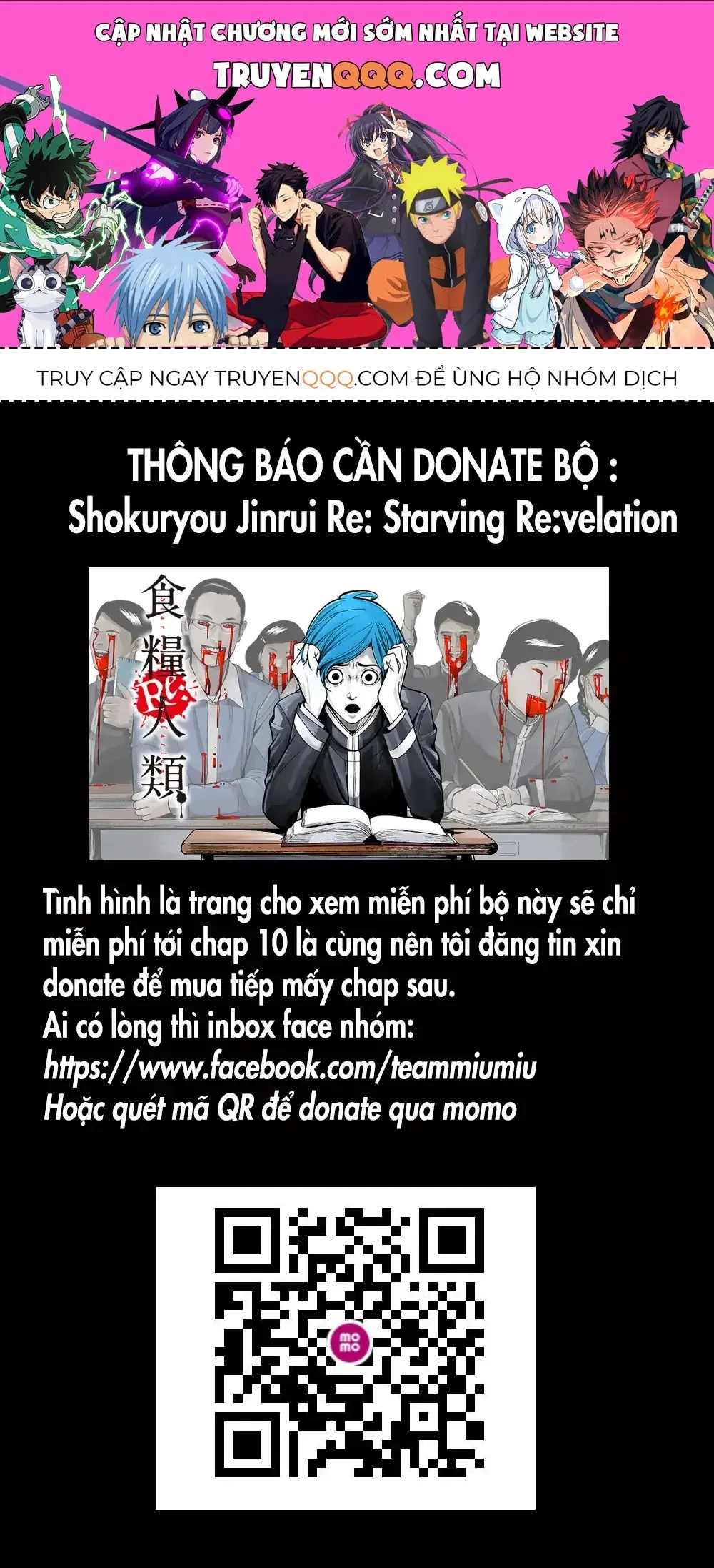 Shokuryou Jinrui Re: Starving Re:velation Chapter 7 - Trang 2