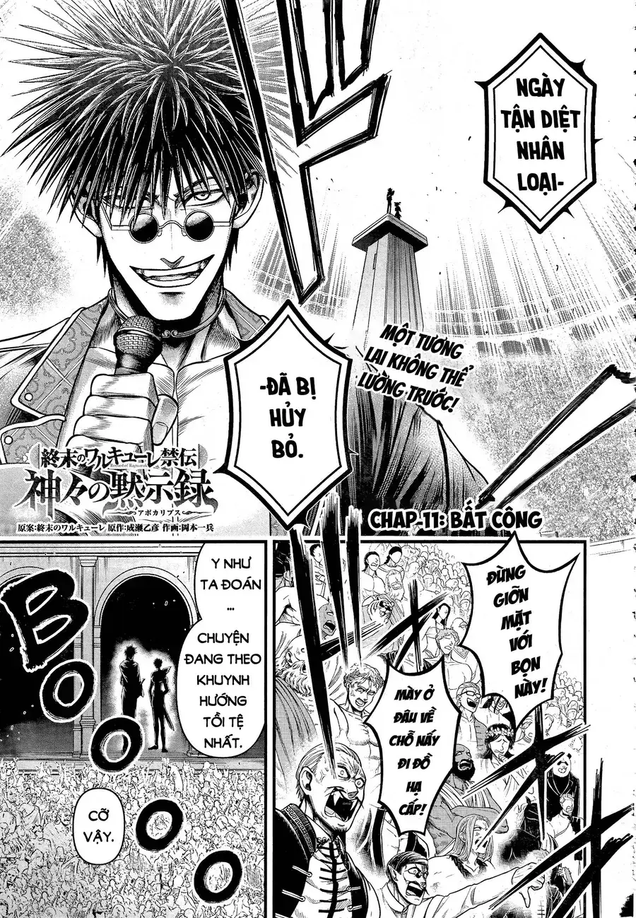 Shuumatsu No Valkyrie Kinden - Kamigami No Apocalypse Chapter 11 - Trang 3
