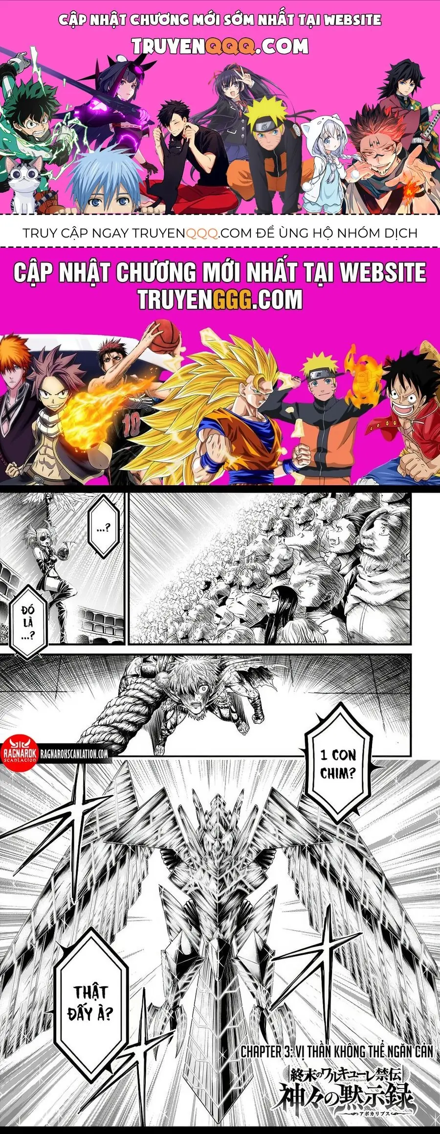 Shuumatsu No Valkyrie Kinden - Kamigami No Apocalypse Chapter 3 - Trang 2