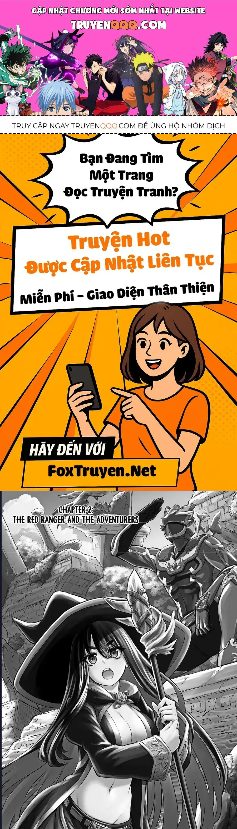 Siêu Nhân Đỏ Chuyển Sinh Trở Thành Mạo Hiểm Giả Ở Dị Giới Chapter 2 - Trang 2
