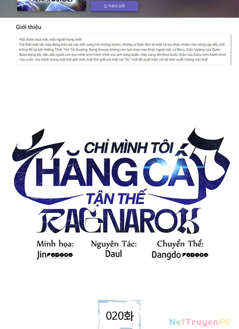 Solo Leveling : Ragnarok Chapter 20 - Trang 16