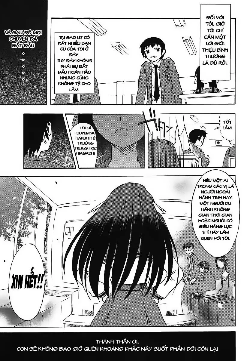 Suzumiya Haruhi No Yuutsu Chapter 1 - Trang 10