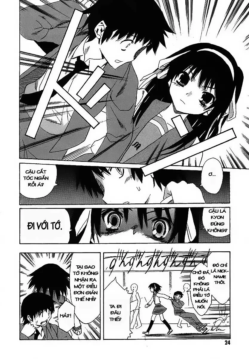 Suzumiya Haruhi No Yuutsu Chapter 1 - Trang 26