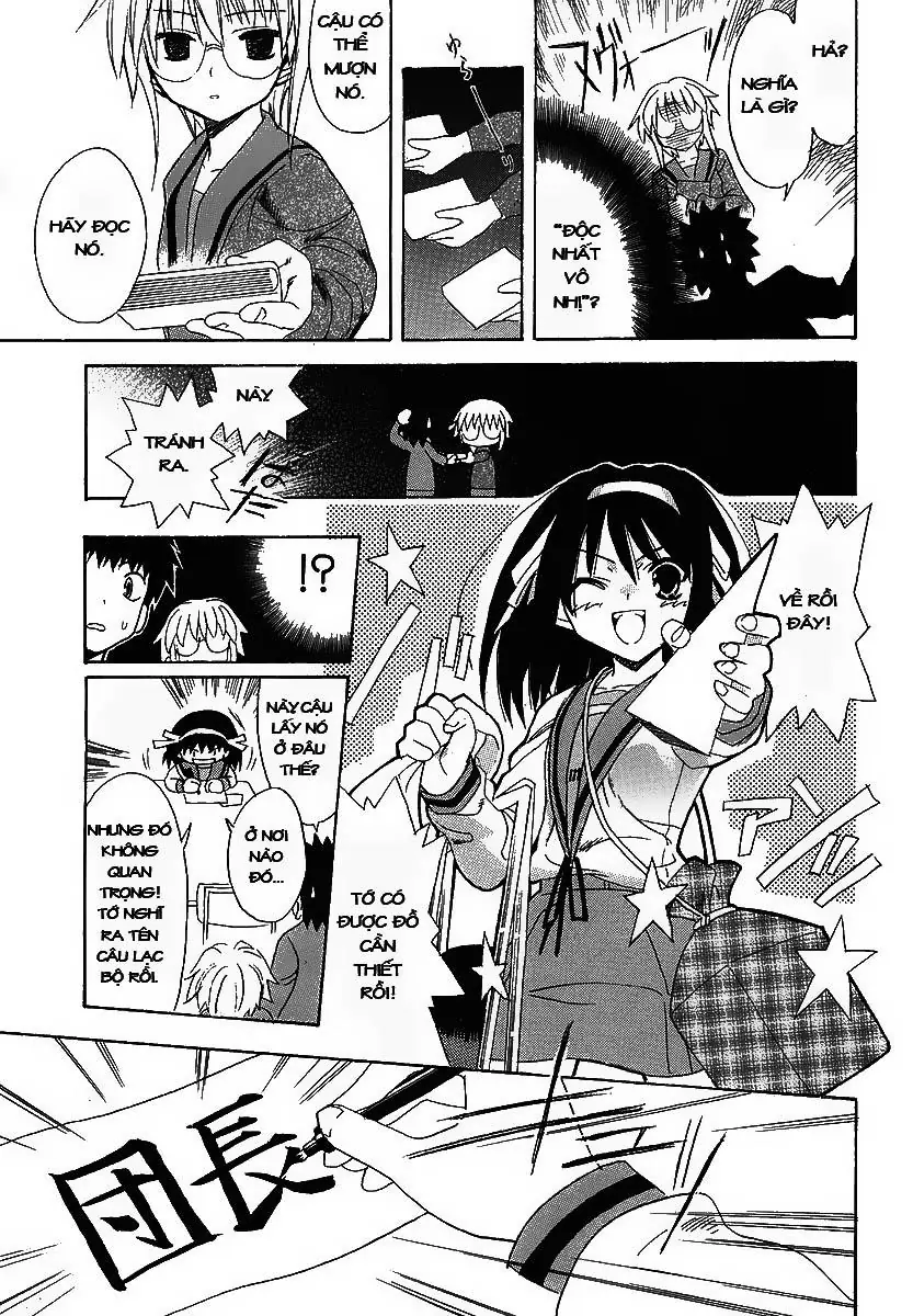Suzumiya Haruhi No Yuutsu Chapter 1 - Trang 32
