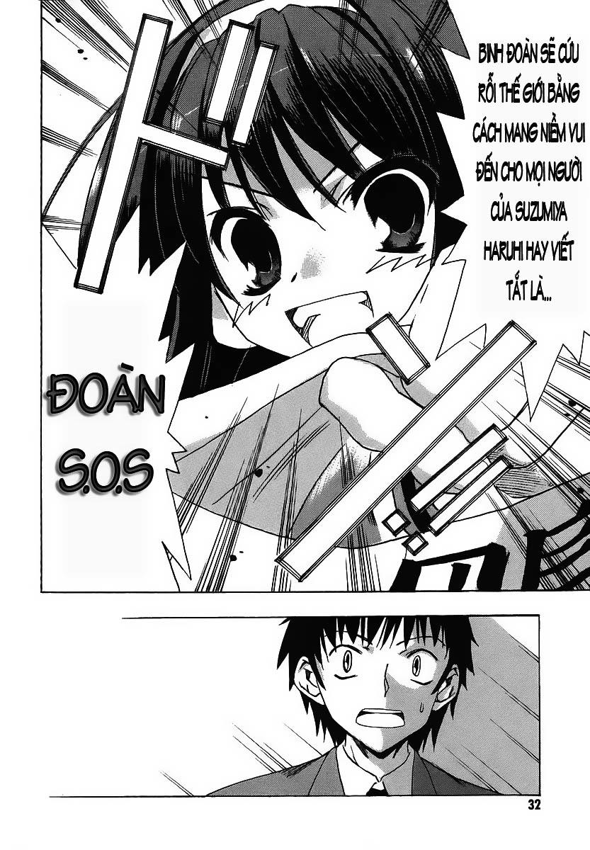 Suzumiya Haruhi No Yuutsu Chapter 1 - Trang 33