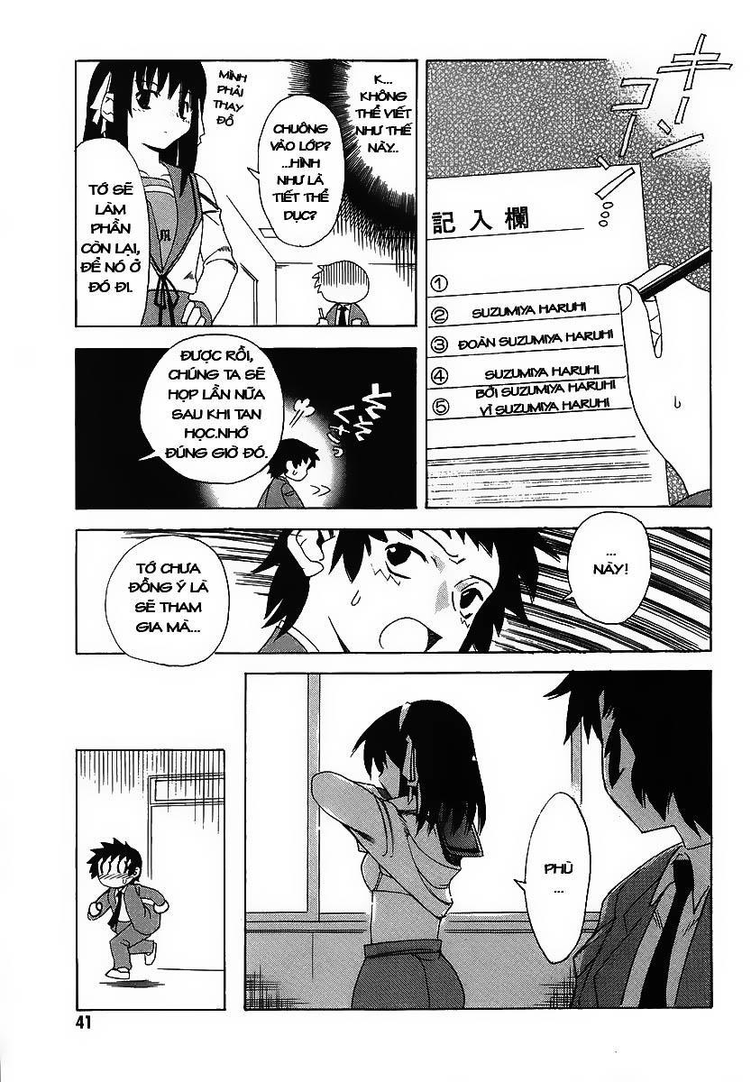Suzumiya Haruhi No Yuutsu Chapter 2 - Trang 6