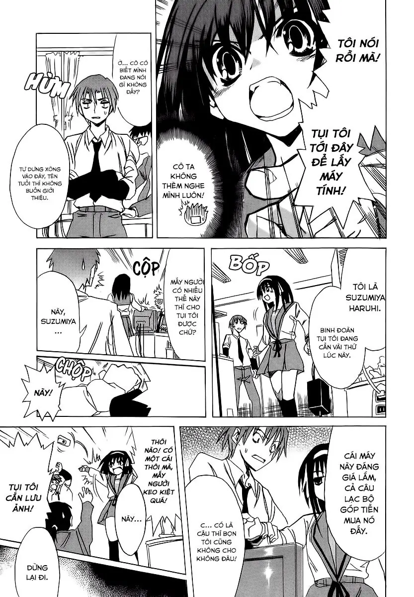 Suzumiya Haruhi No Yuutsu Chapter 4 - Trang 14