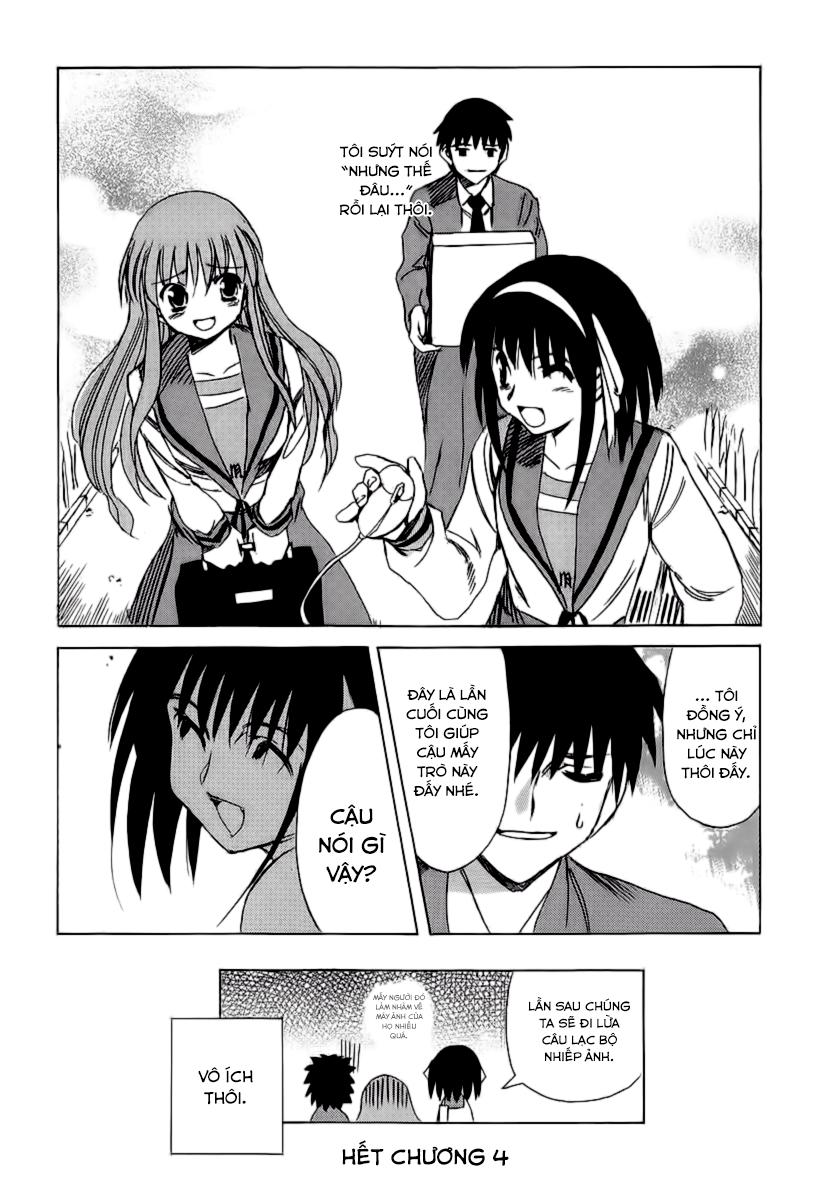 Suzumiya Haruhi No Yuutsu Chapter 4 - Trang 33
