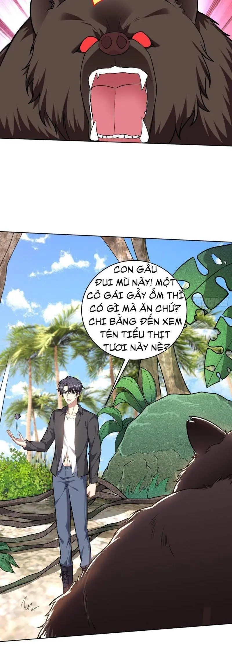 Ta Sống Cùng Nữ Tiếp Viên Hàng Không Tại Hoang đảo Chapter 6 - Trang 31