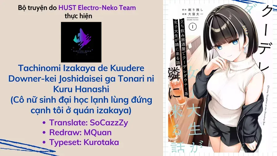 Tachinomi Izakaya De Kuudere Downer-Kei Joshidaisei Ga Tonari Ni Kuru Hanashi Chapter 1 - Trang 5