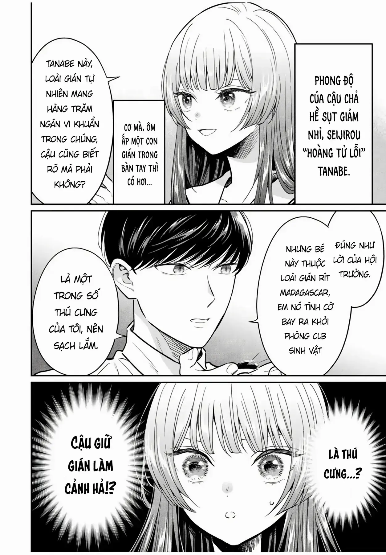 Tanabe-Kun Bên Clb Sinh Vật. Chapter 1 - Trang 12