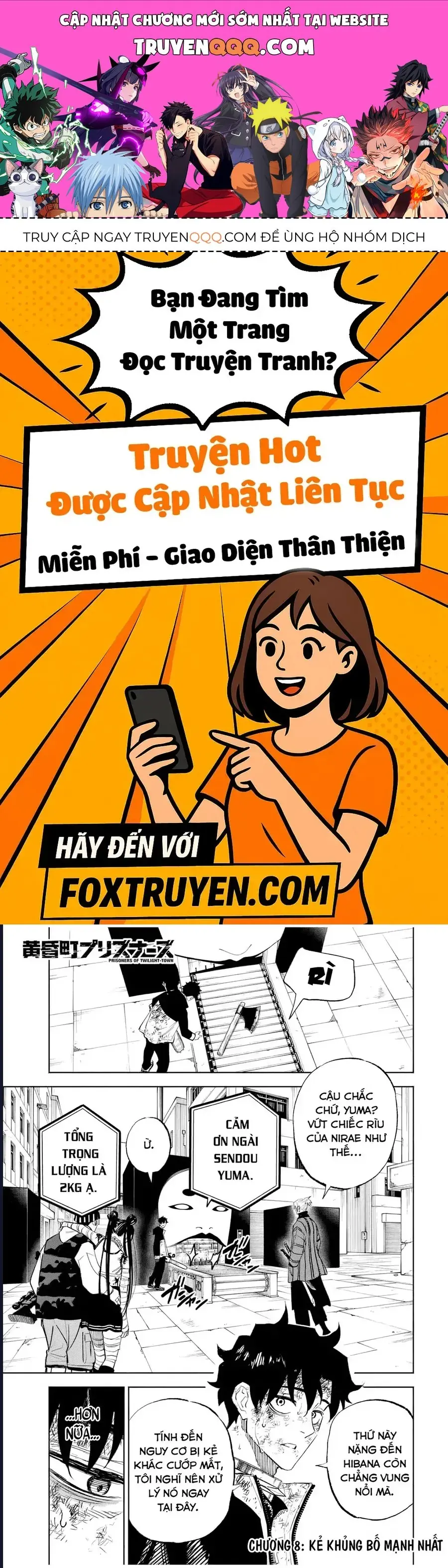 Tasogare Machi Prisoners Chapter 8 - Trang 2