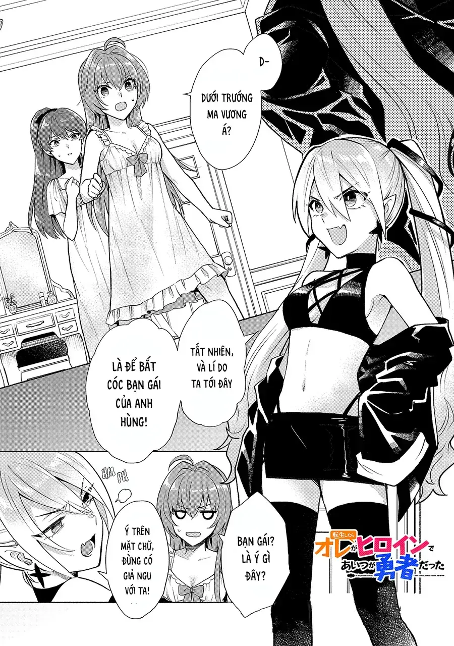 Tensei Shitara Ore Ga Heroine De Aitsu Ga Yuusha Datta Chapter 11 - Trang 3