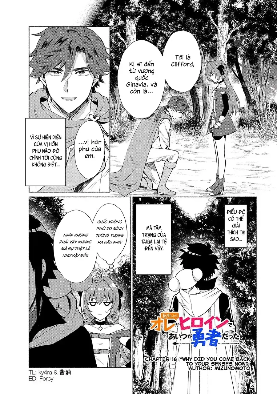 Tensei Shitara Ore Ga Heroine De Aitsu Ga Yuusha Datta Chapter 16 - Trang 3