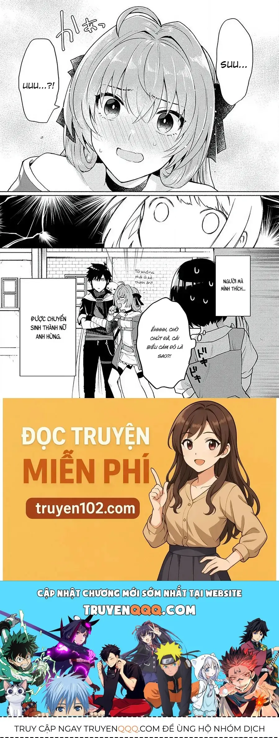 Tensei Shitara Ore Ga Heroine De Aitsu Ga Yuusha Datta Chapter 18.5 - Trang 9