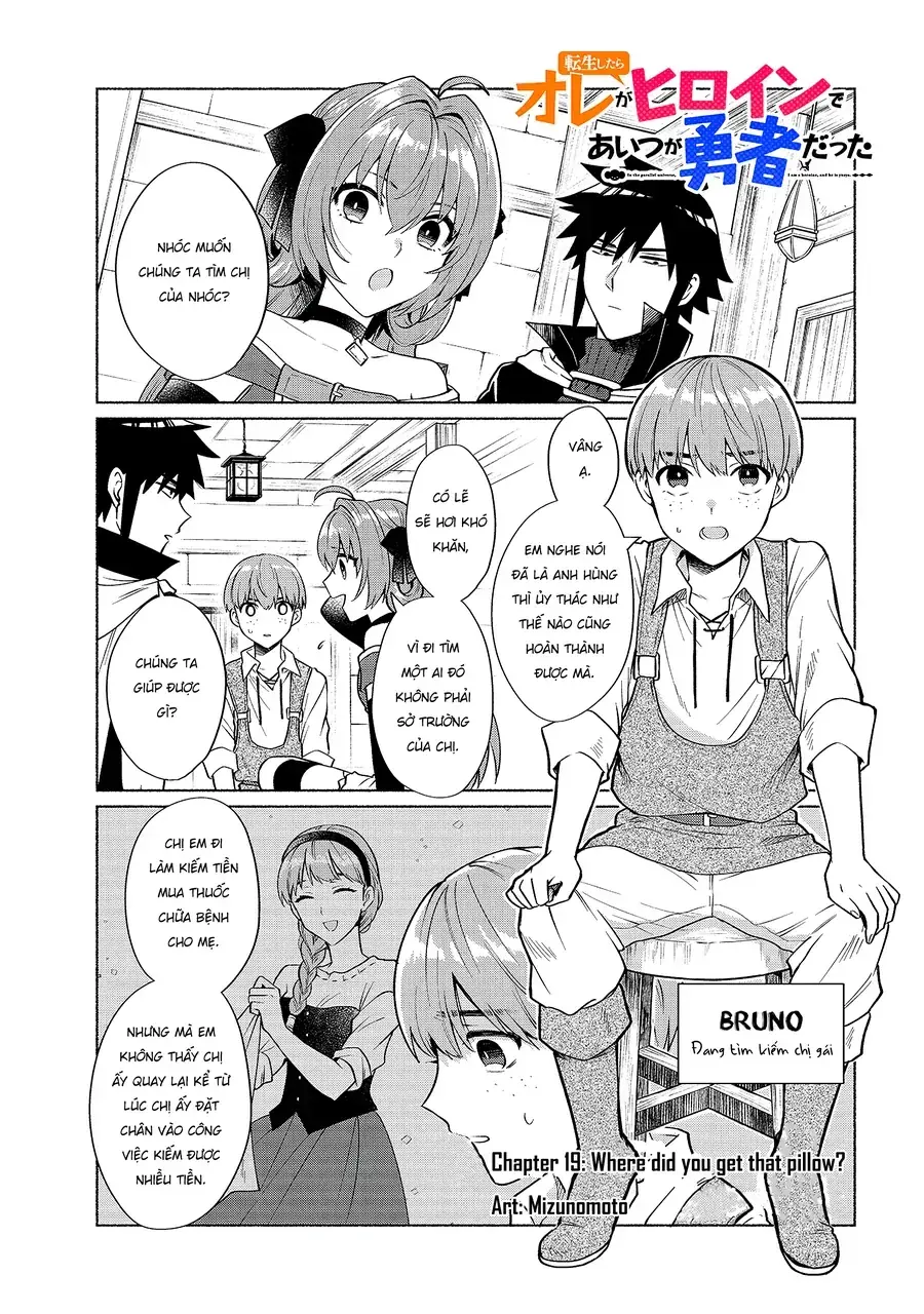 Tensei Shitara Ore Ga Heroine De Aitsu Ga Yuusha Datta Chapter 19 - Trang 3