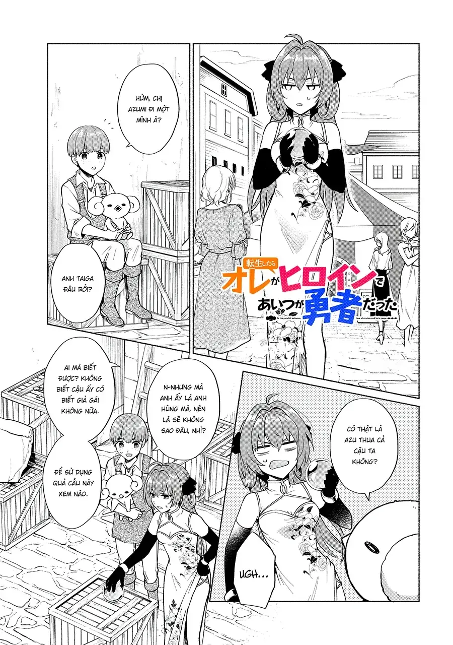 Tensei Shitara Ore Ga Heroine De Aitsu Ga Yuusha Datta Chapter 20 - Trang 3
