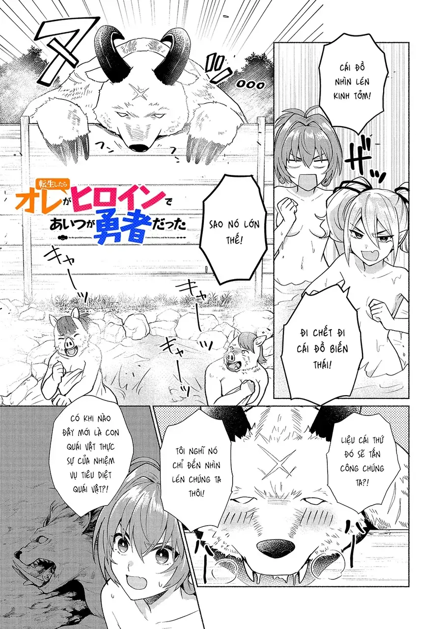 Tensei Shitara Ore Ga Heroine De Aitsu Ga Yuusha Datta Chapter 22 - Trang 3