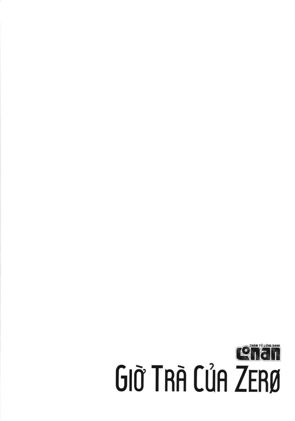 Thám tử lừng danh Conan - Giờ trà của Zero (NXB Kim Đồng) Chapter 6 - Trang 14