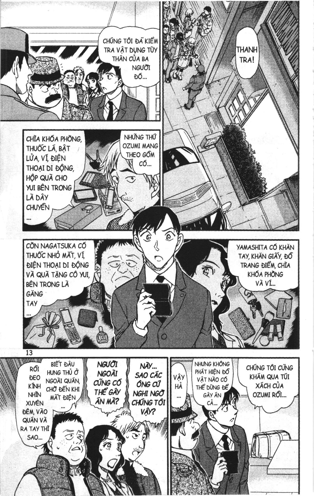 Thám tử lừng danh Conan Loạt truyện tranh Chapter 1021 - Trang 11