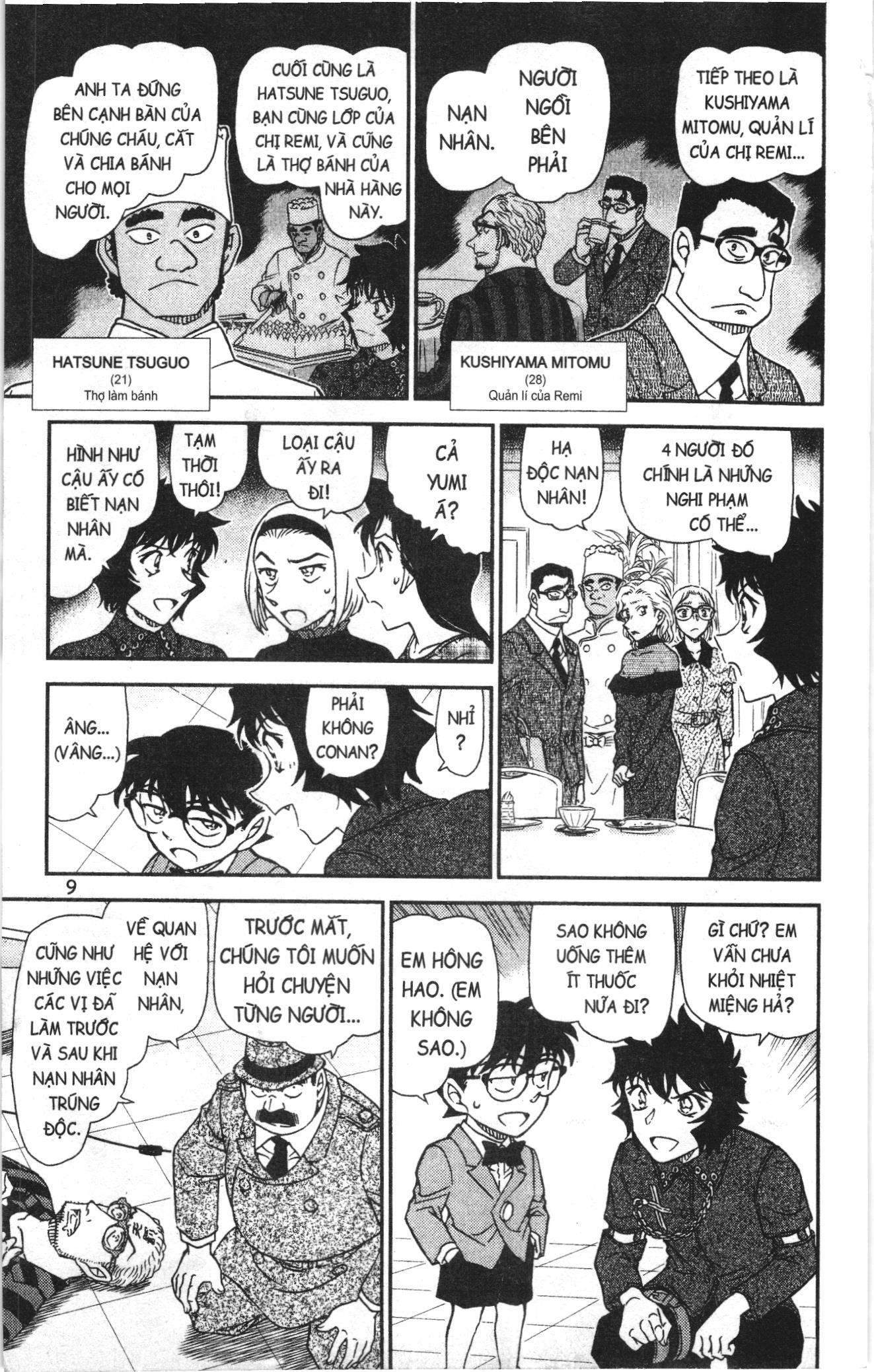 Thám tử lừng danh Conan Loạt truyện tranh Chapter 1088 - Trang 7