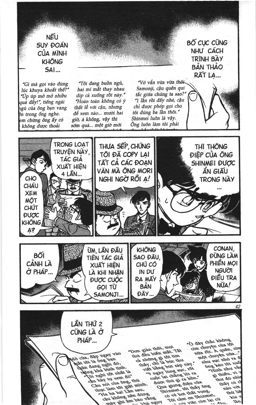 Thám tử lừng danh Conan Loạt truyện tranh Chapter 191 - Trang 4