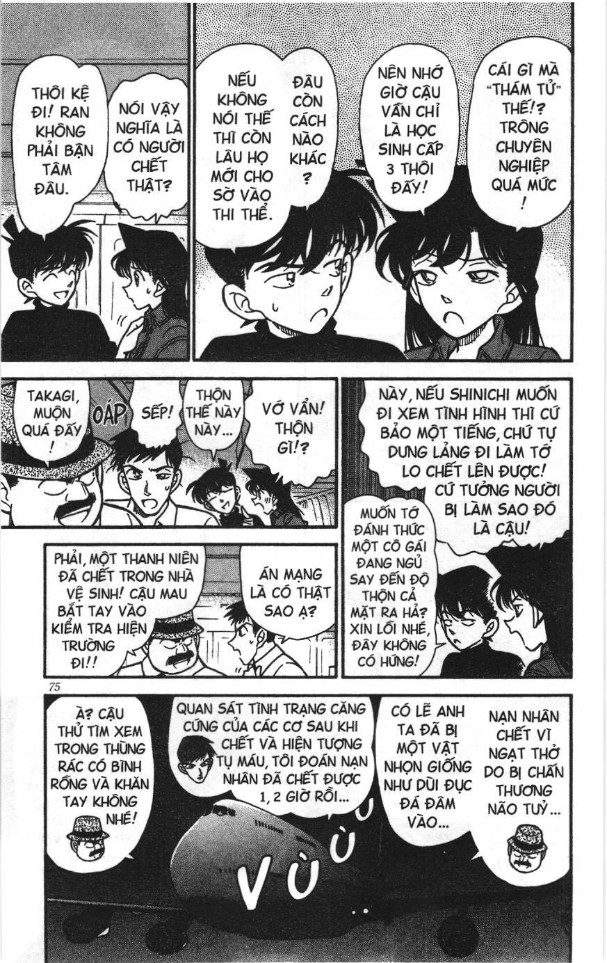 Thám tử lừng danh Conan Loạt truyện tranh Chapter 213 - Trang 5