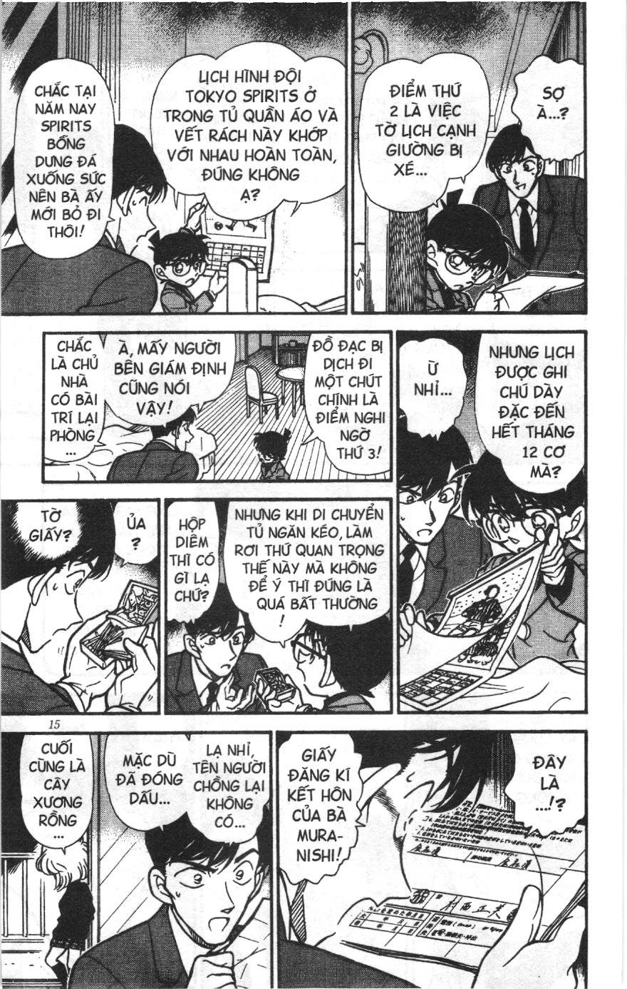 Thám tử lừng danh Conan Loạt truyện tranh Chapter 242 - Trang 13