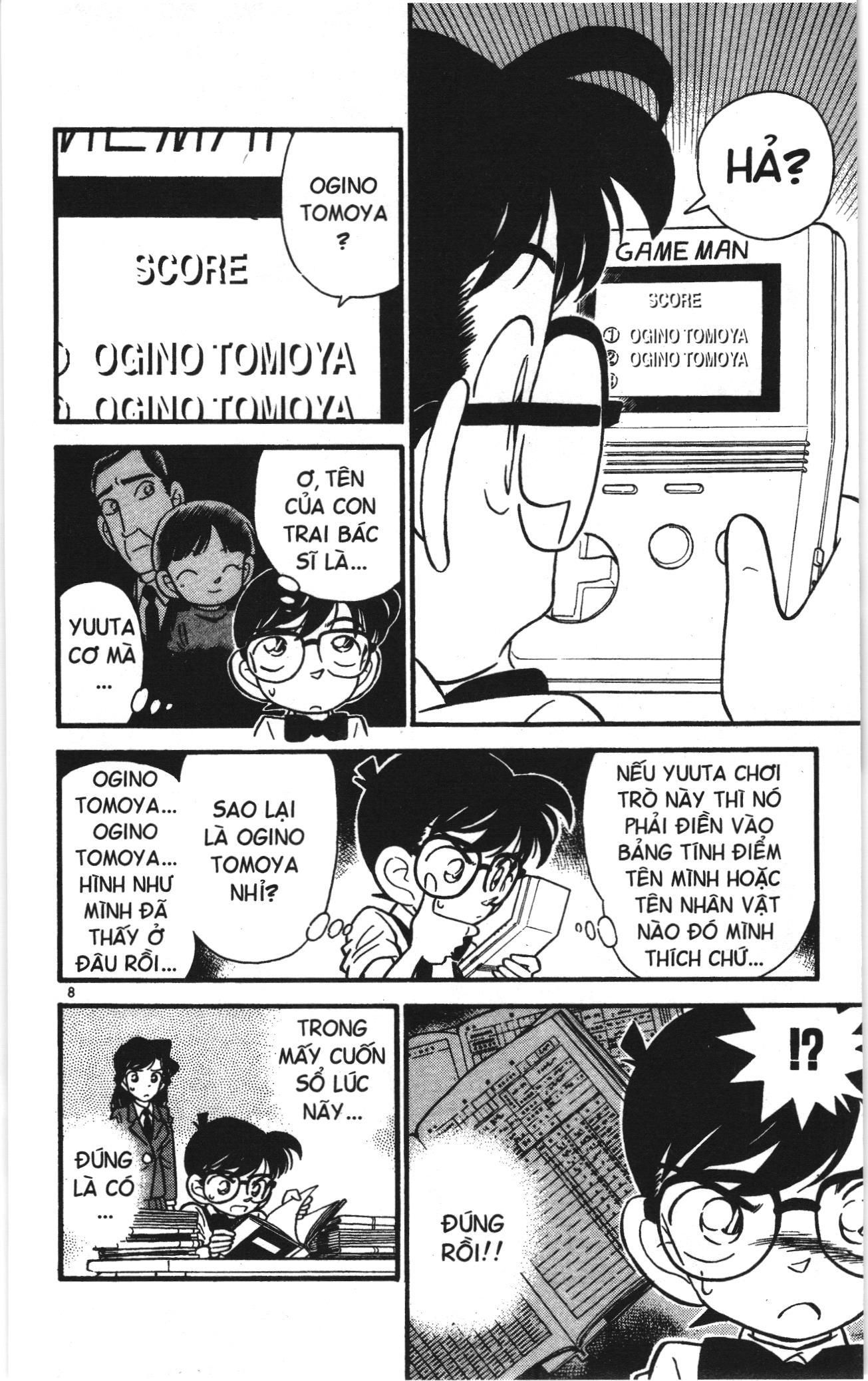 Thám tử lừng danh Conan Loạt truyện tranh Chapter 28 - Trang 8
