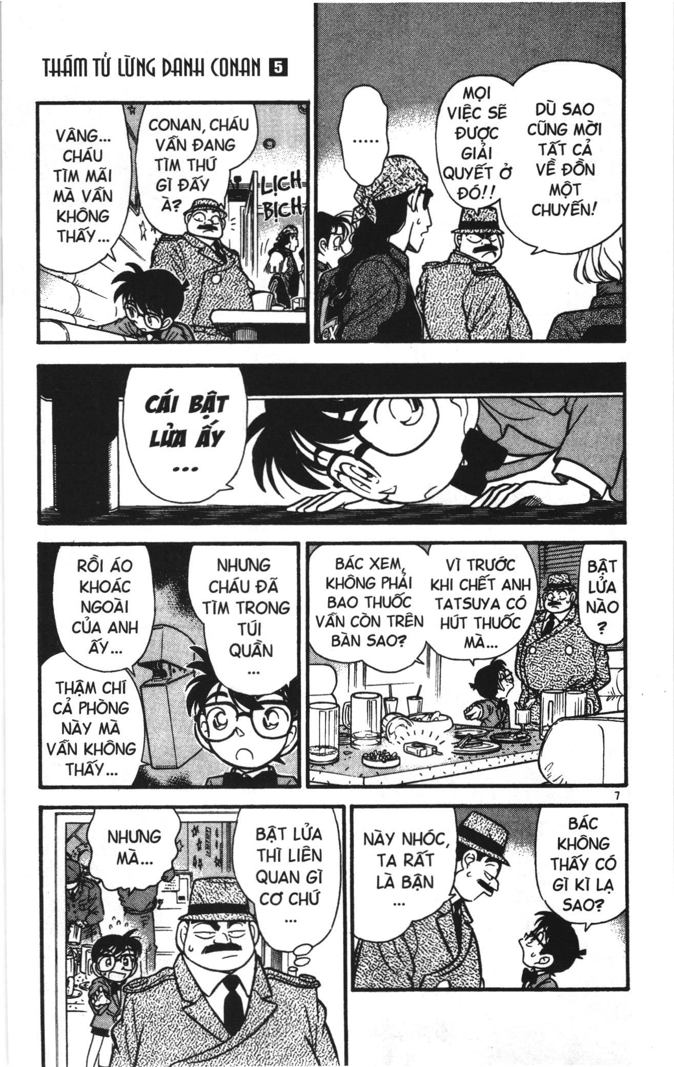 Thám tử lừng danh Conan Loạt truyện tranh Chapter 44 - Trang 7