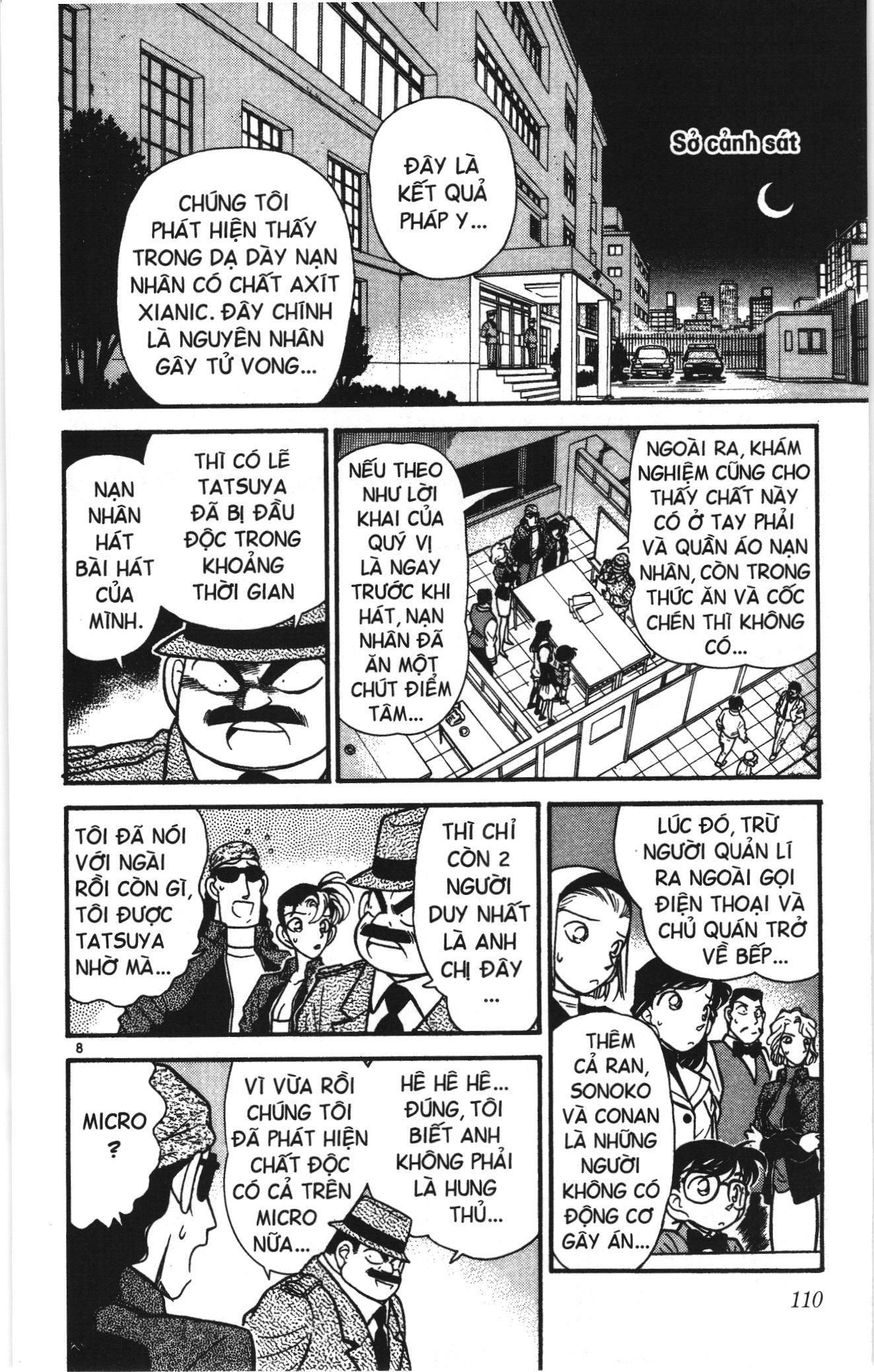 Thám tử lừng danh Conan Loạt truyện tranh Chapter 44 - Trang 8