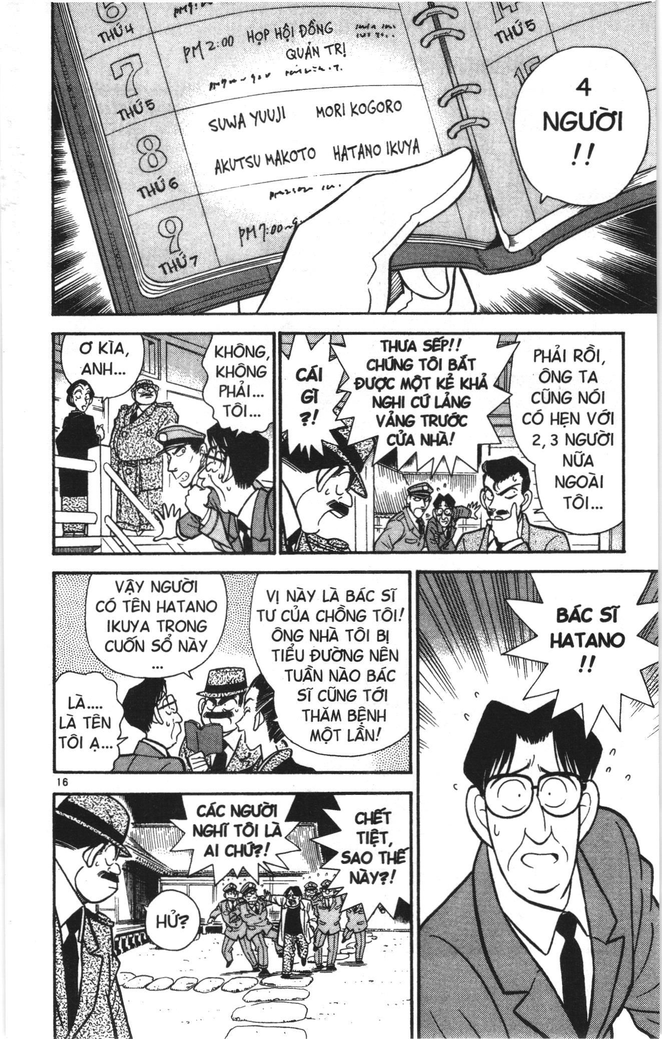 Thám tử lừng danh Conan Loạt truyện tranh Chapter 50 - Trang 16
